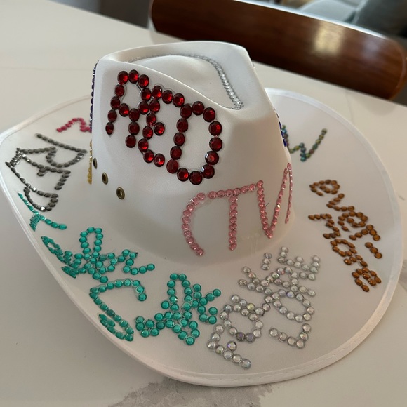 Taylor Swift Accessories - Taylor Swift - Eras Tour Bejeweled Cowboy Hat!
